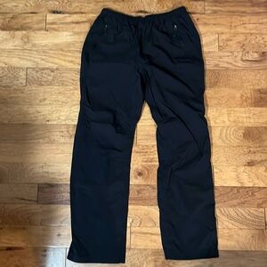 REI girls Sz XL 18 Rainier black drawstring waterproof rain pants